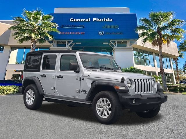 Certified Used 2023 Silver Jeep Sport S image 2