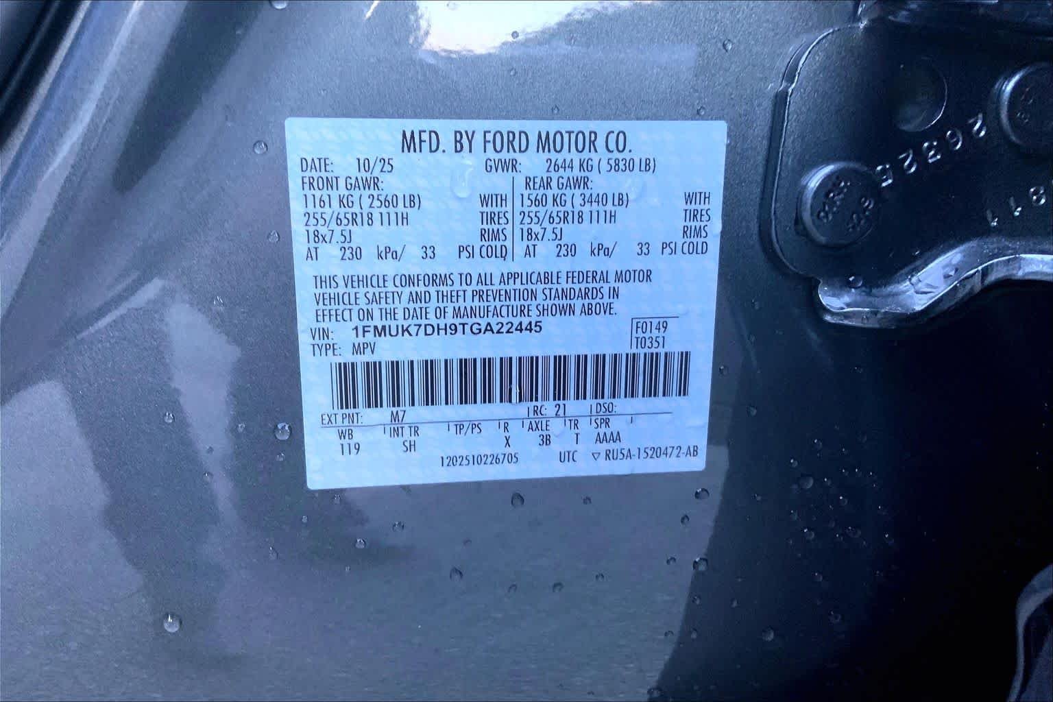 New 2026 Carbonized Gray Metallic Ford Active image 16