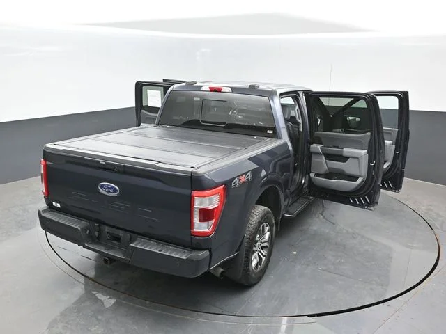 Certified Used 2021 Smoked Quartz Metallic Tinted Clearcoat Ford Lariat image 25