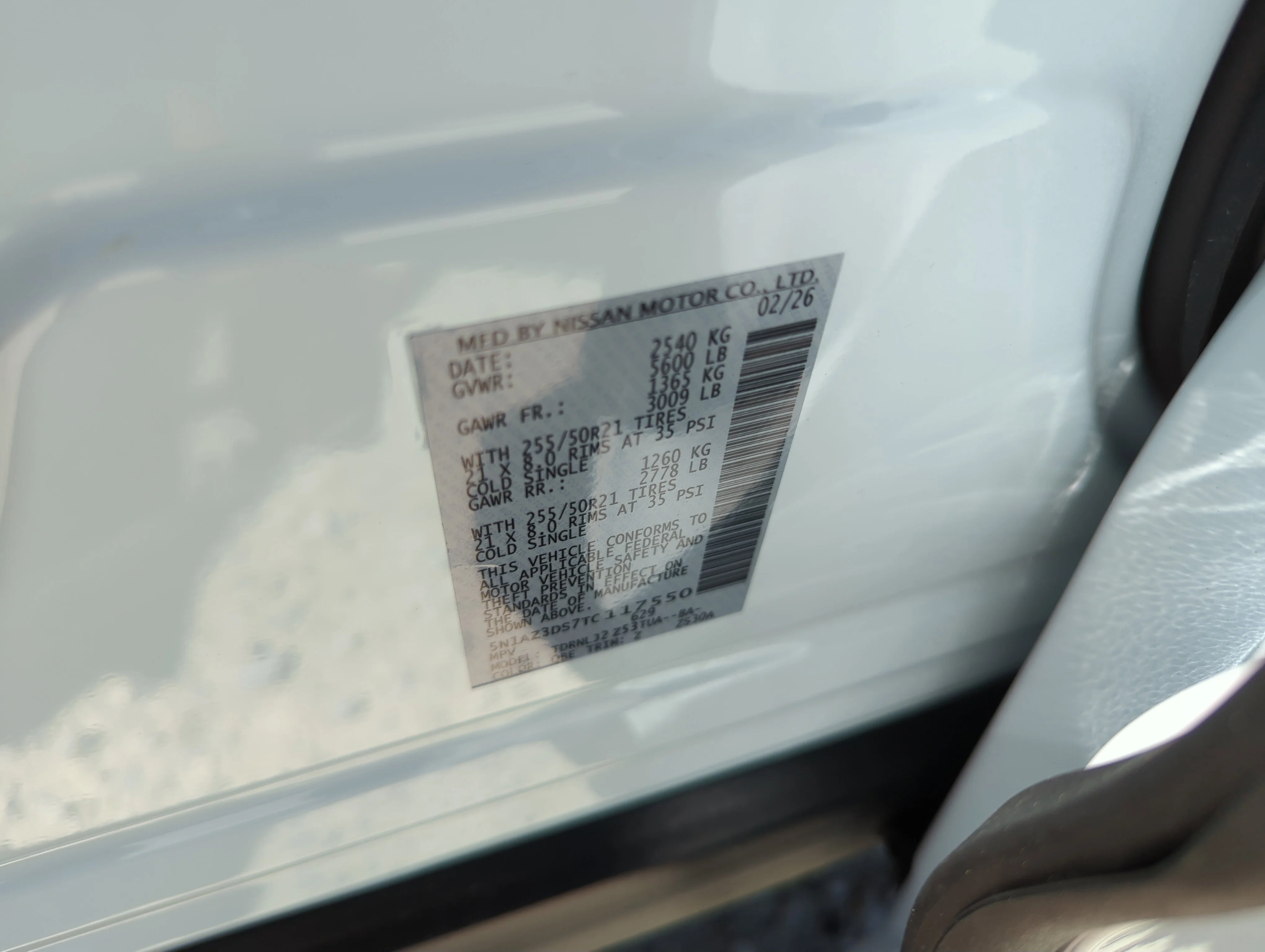 New 2026 Everest White Pearl TriCoat Nissan Platinum image 34