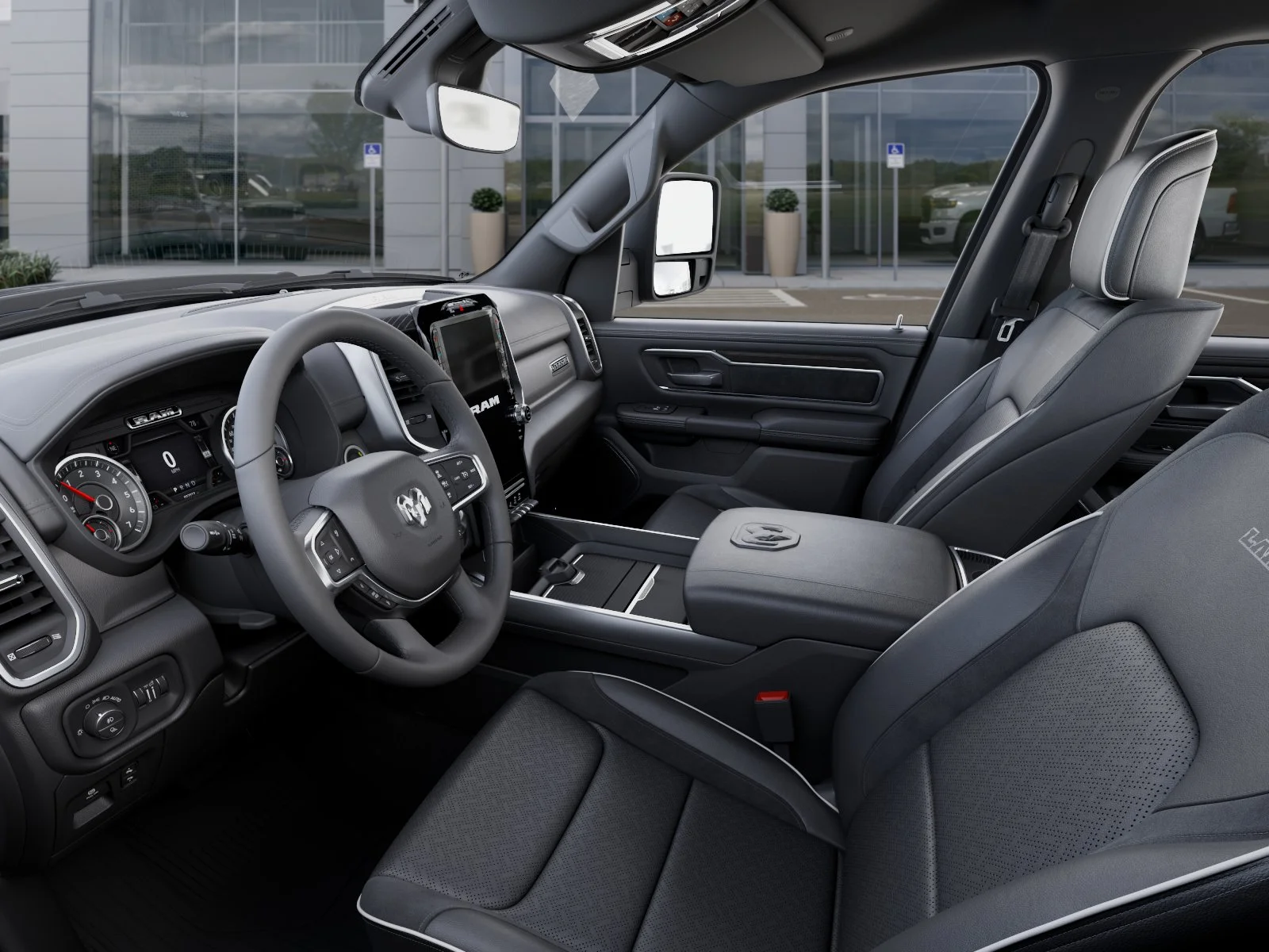 New 2026 Forged Blue Metallic Exterior Paint RAM Laramie image 48