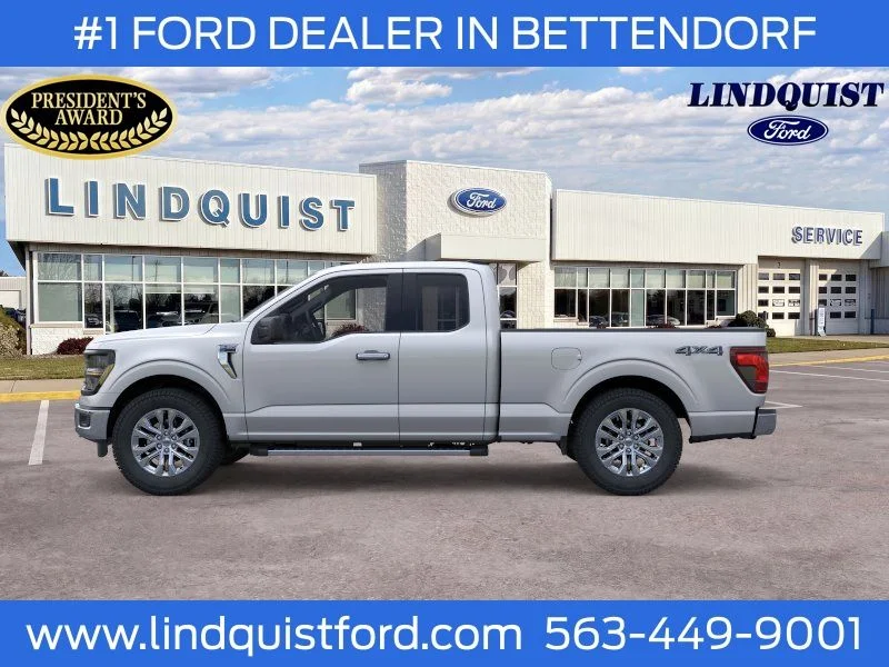 New 2026 Iconic Silver Metallic Ford XLT image 3