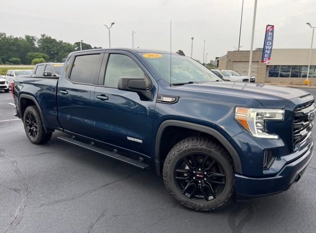 Used 2021 Pacific Blue Metallic GMC Elevation image 2