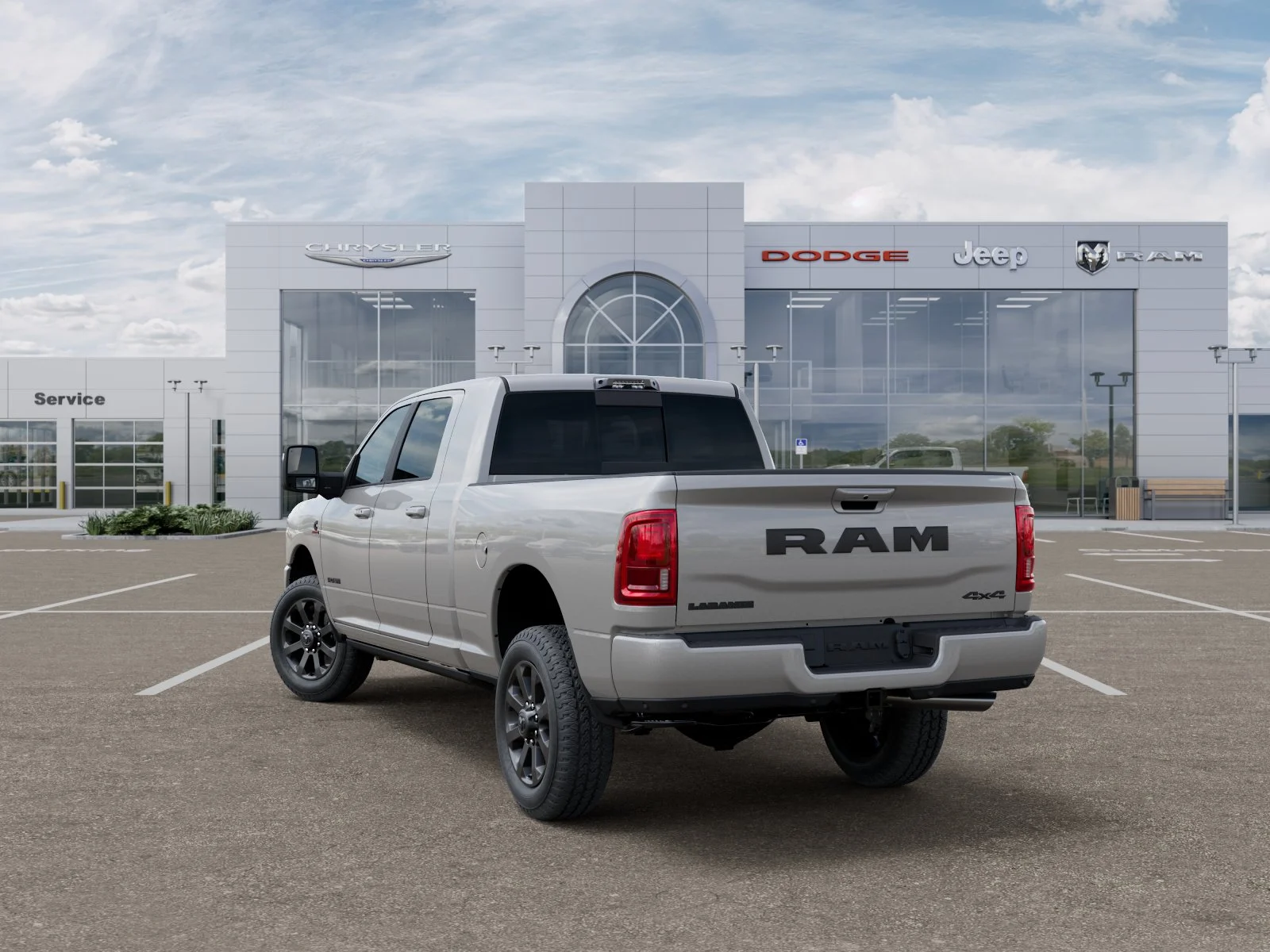 New 2026 Silver-Zynith Exterior Paint RAM Laramie image 13