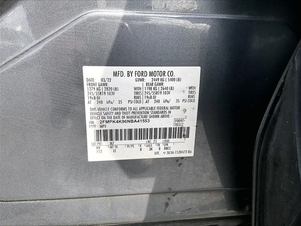 Used 2022 Gray Ford Titanium image 33