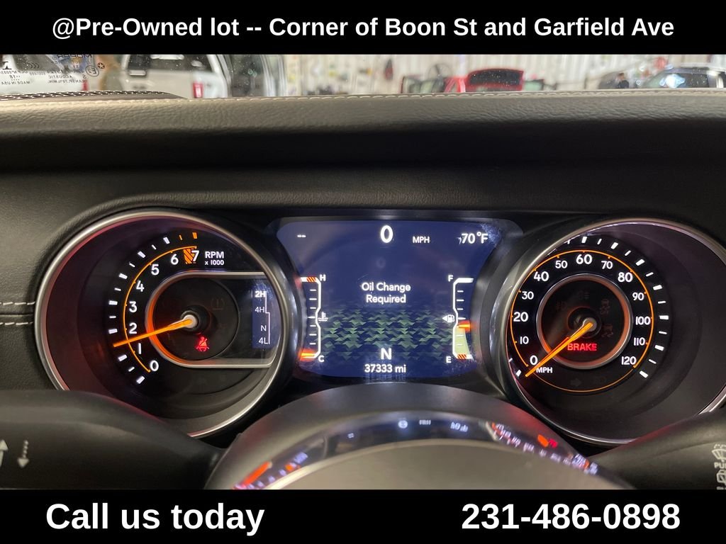 Used 2018 Orange Jeep Unlimited Sahara image 22