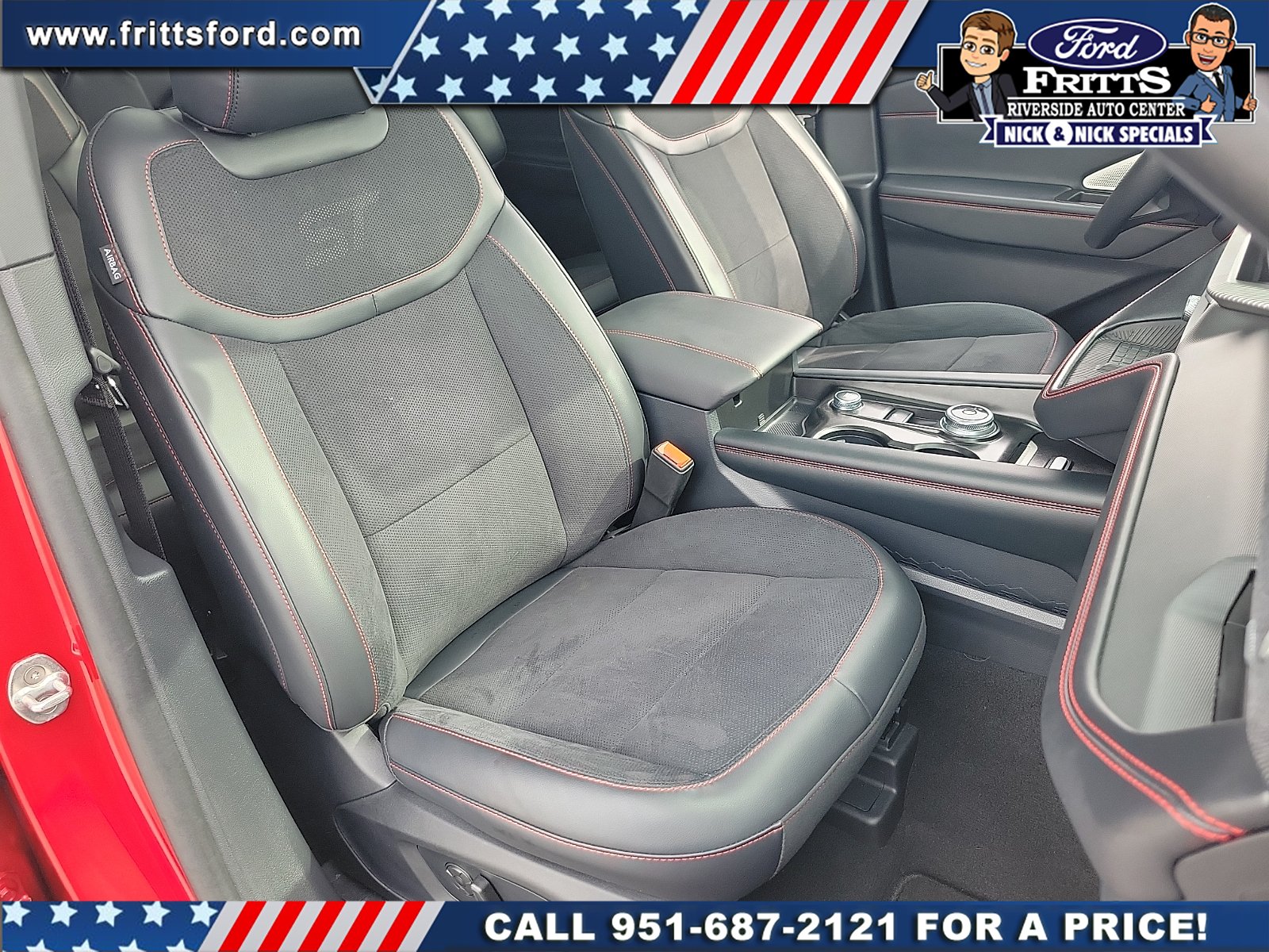 Certified Used 2025 Red Metallic Ford ST image 17