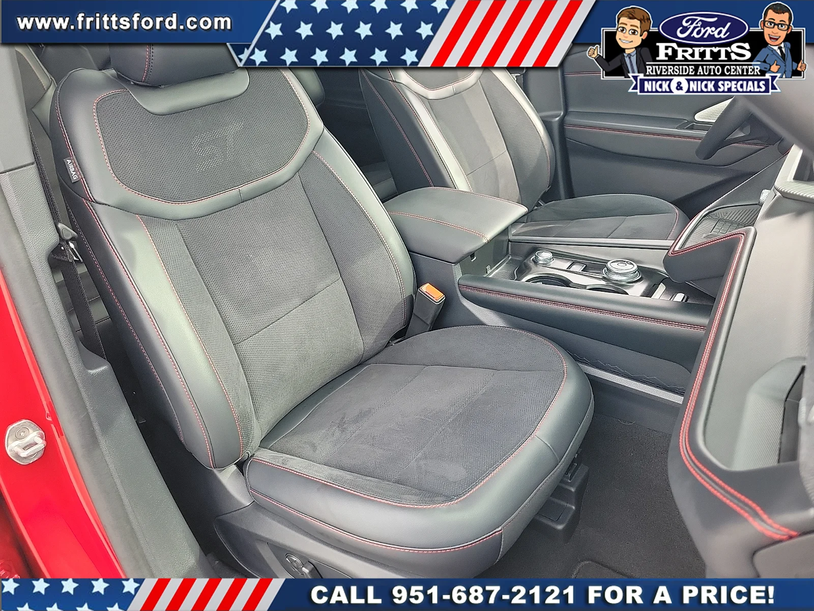 Certified Used 2025 Red Metallic Ford ST image 17