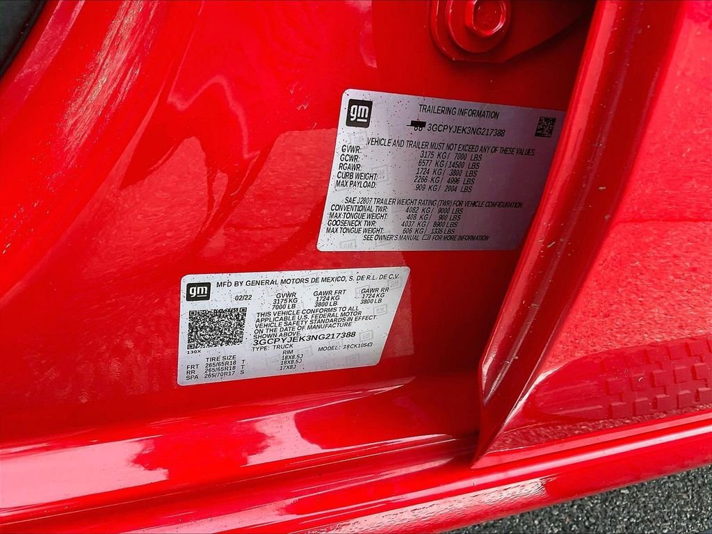 Used 2022 Red Hot Chevrolet LT (2FL) image 35