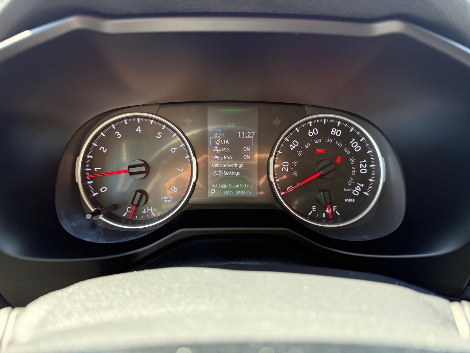 Used 2019 Midnight Black Metallic Toyota LE image 11