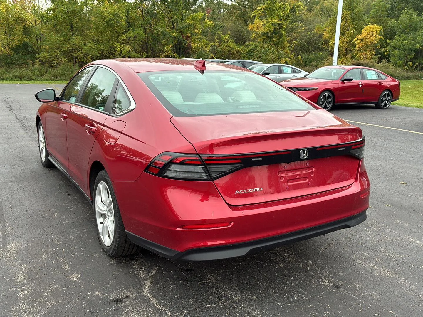 Used 2024 Radiant Red Metallic Honda LX image 22