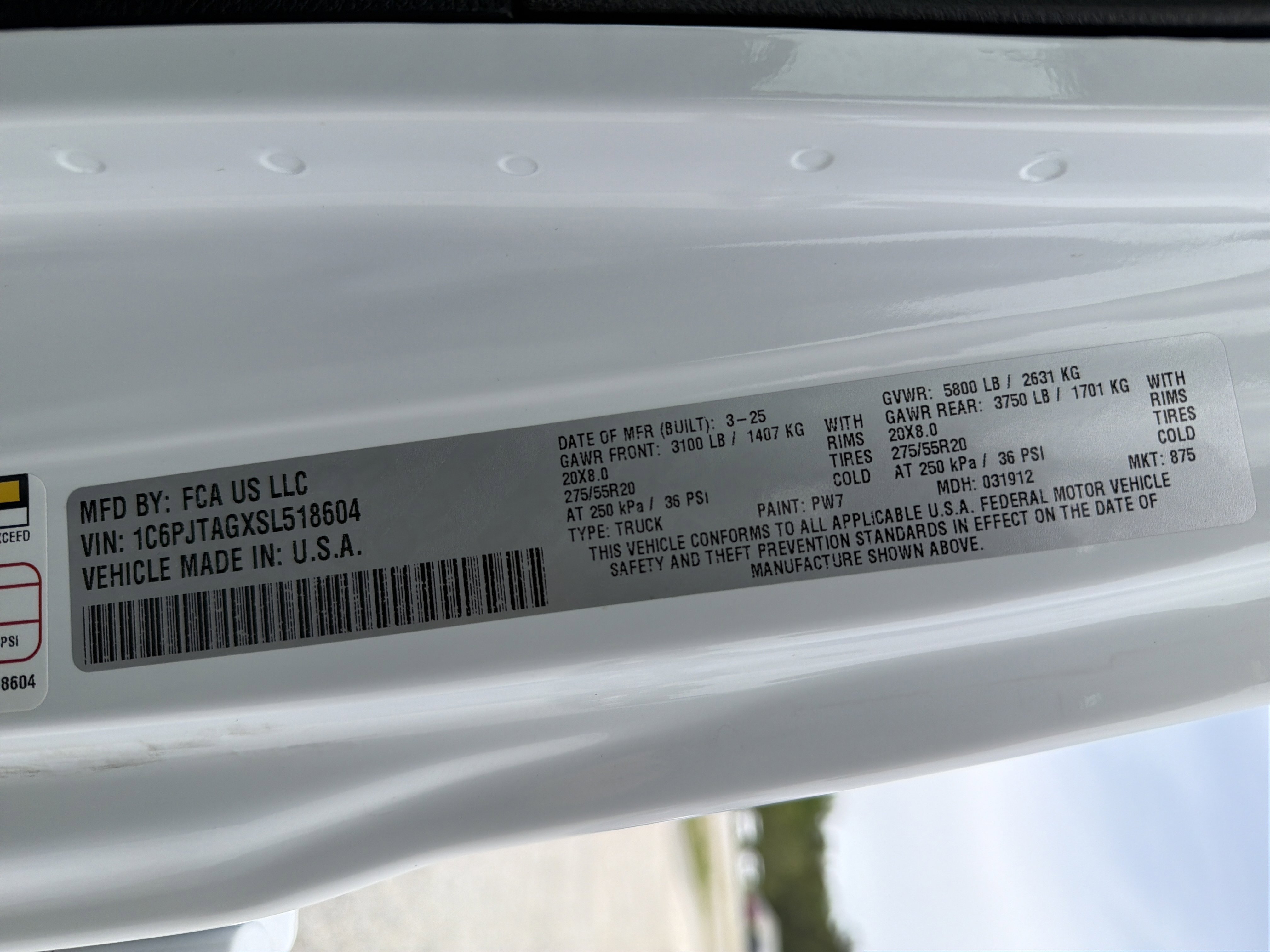 Used 2025 Bright White Clearcoat Jeep Nighthawk image 35
