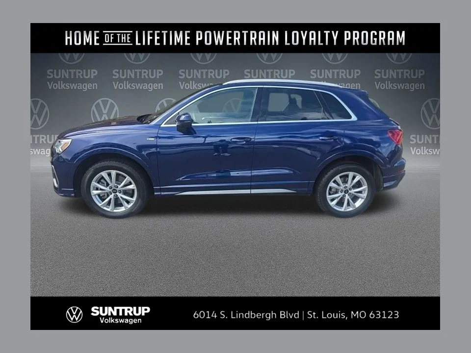 Used 2023 Blue Audi Premium Plus image 1