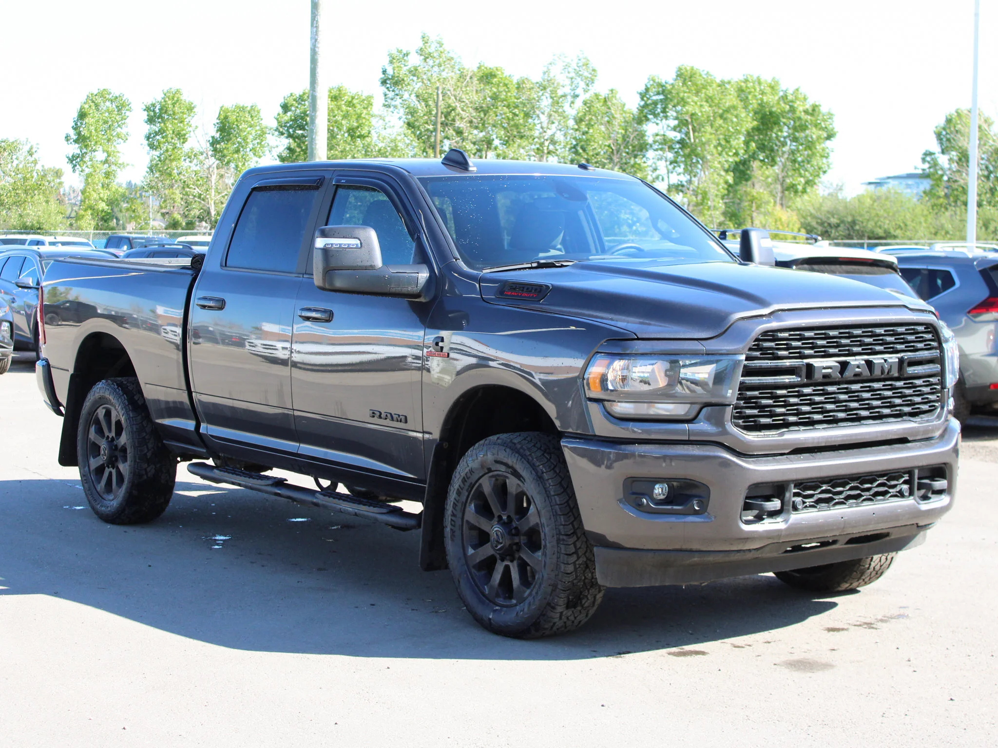 Certified Used 2024 Grey RAM Big Horn * No Accidents | Cummins Diesel | Night Edition | Apple CarPlay | Tonneau Cover | Alpine image 9