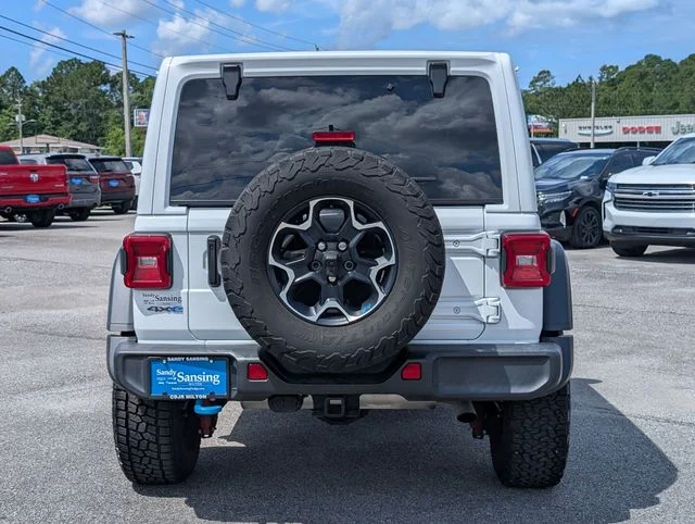 Used 2023 White Jeep Rubicon 4xe image 4