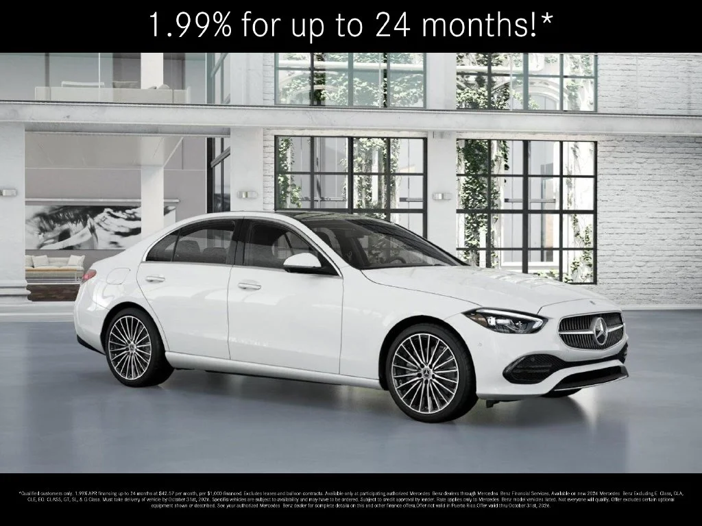 New 2026 Polar White Mercedes-Benz C 300 image 12