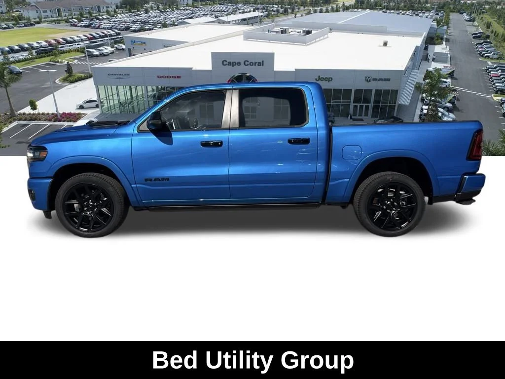 New 2026 Hydro Blue Pearl-Coat Exterior Paint RAM Laramie image 9