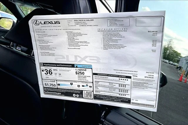 New 2026 Cloudburst Gray Lexus Luxury image 14