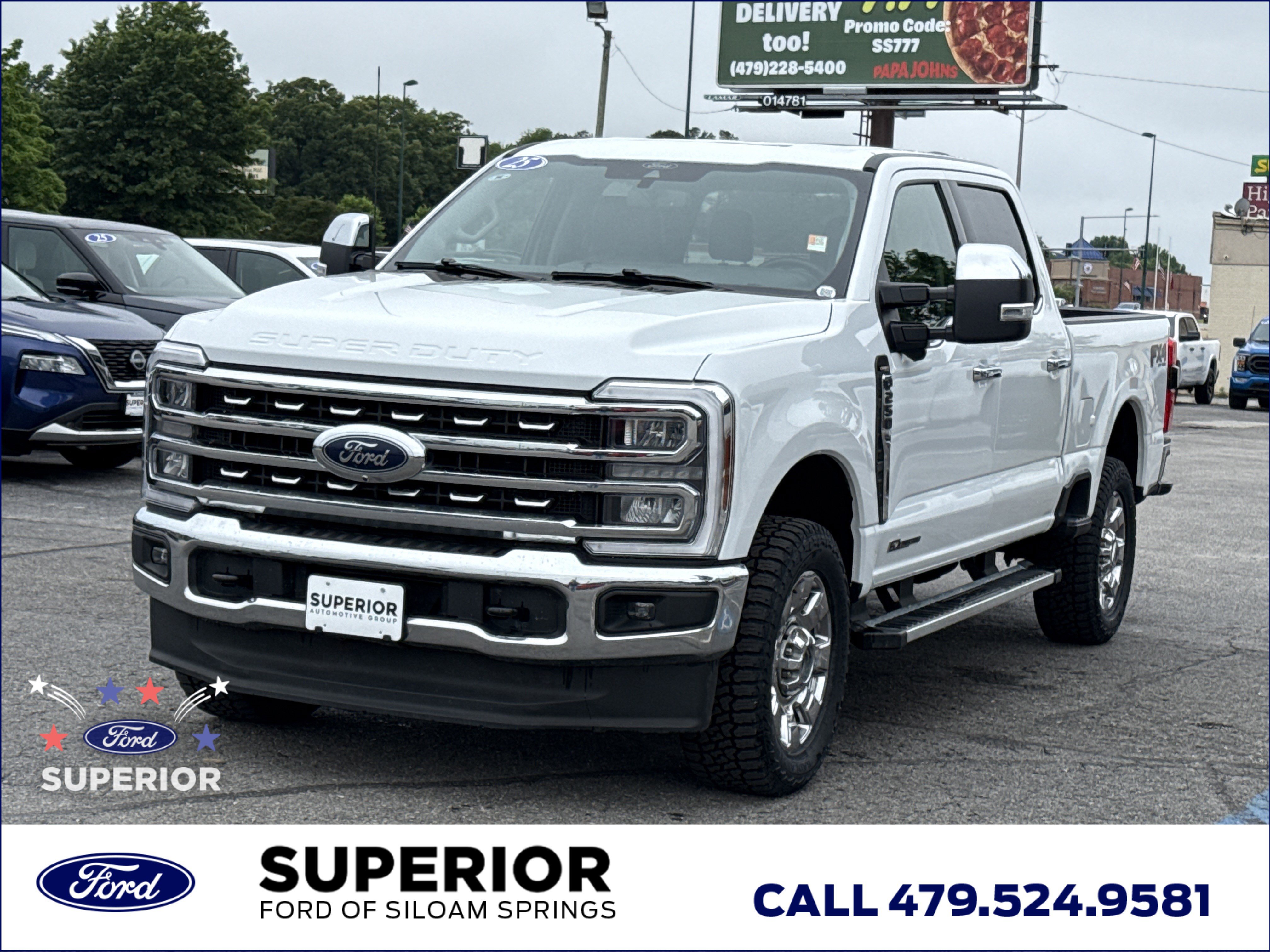 Used 2025 Star White Ford Lariat 4WD image 13