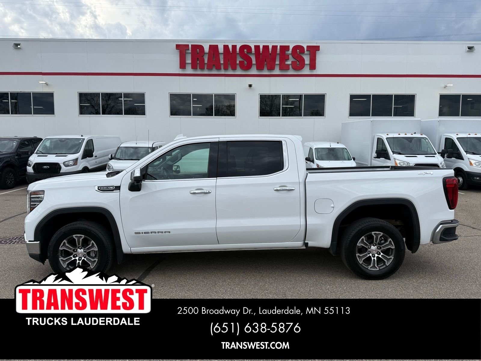 Used 2025 GMC Sierra 1500 SLT with VIN 1GTUUDED0SZ133896 for sale in Minneapolis, Minnesota