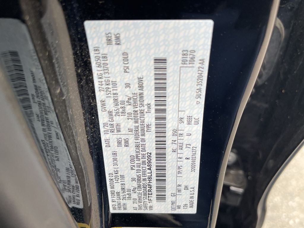 Used 2020 Black Ford Lariat image 33