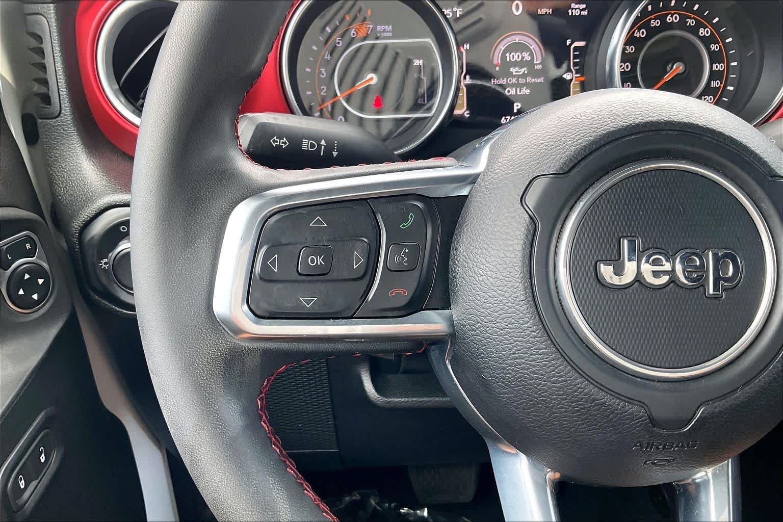 Used 2023 Bright White Clearcoat Jeep Rubicon image 18