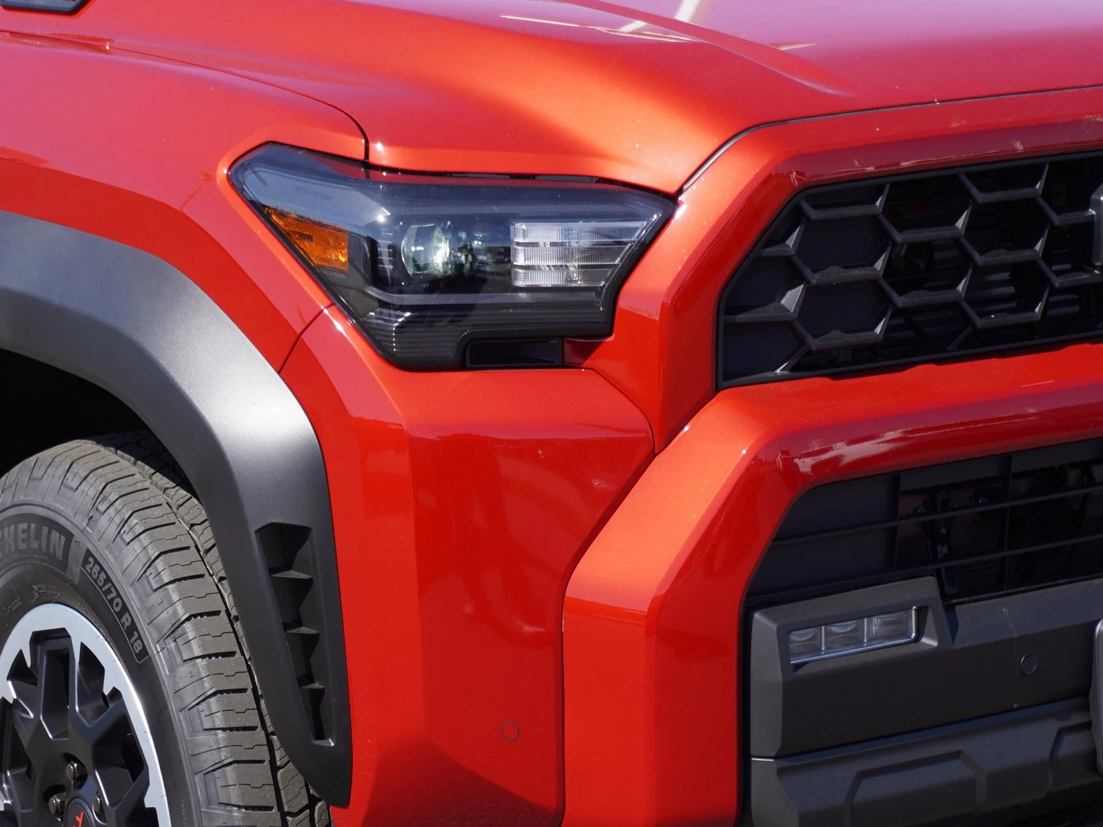 New 2026 Supersonic Red Toyota Hybrid TRD Off Road image 3