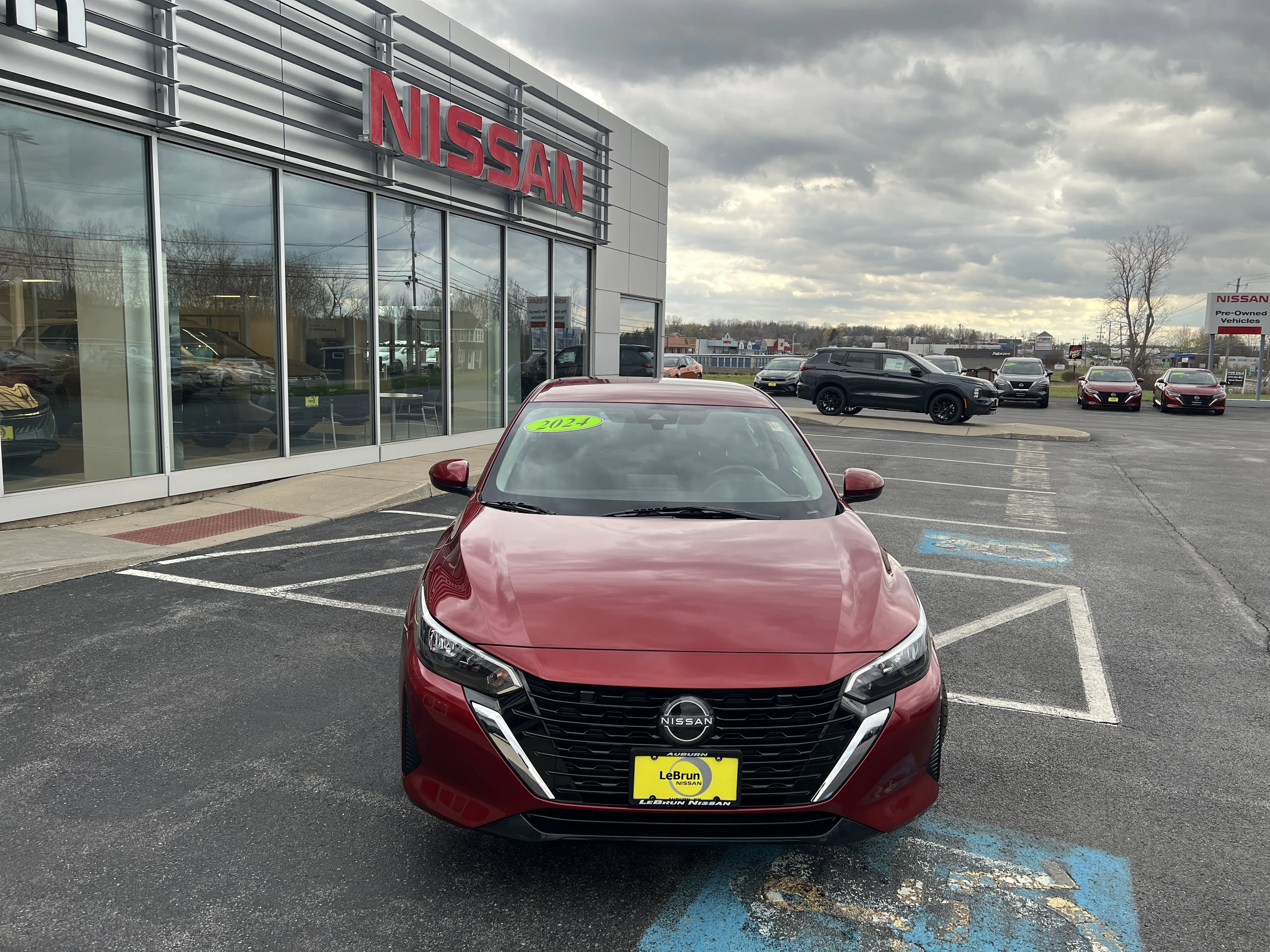 Used 2024 Scarlet Ember Tintcoat Nissan SV image 12
