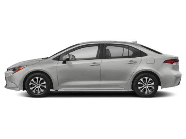 Used 2021 Super White Toyota Hybrid LE image 3