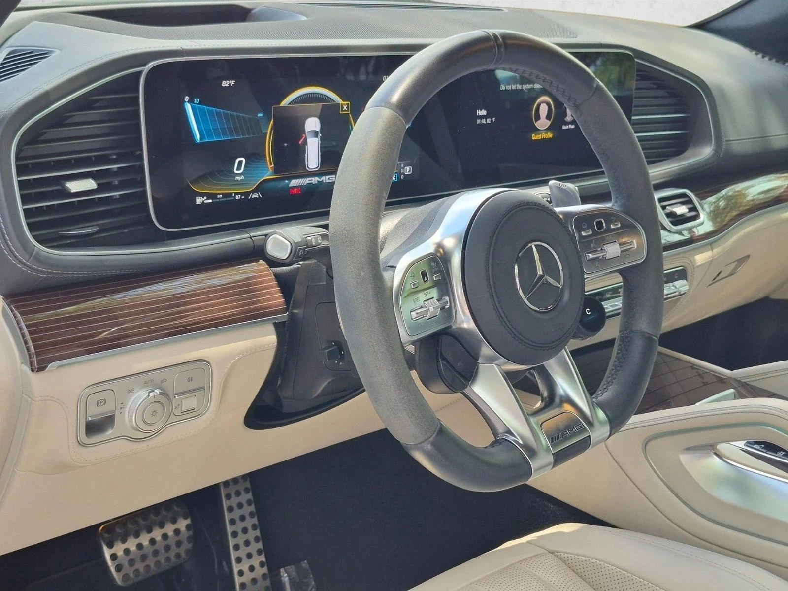 Used 2021 Designo Diamond White Bright Mercedes-Benz AMG® GLS 63 image 10