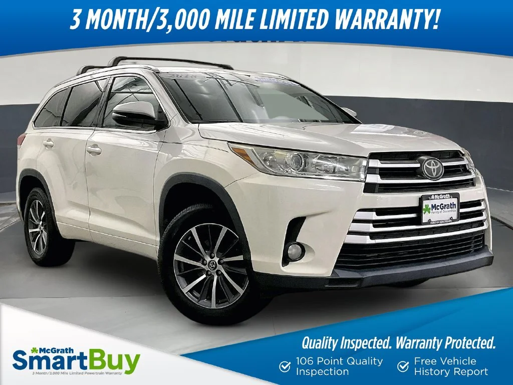 Certified Used 2018 White Toyota XLE image 1