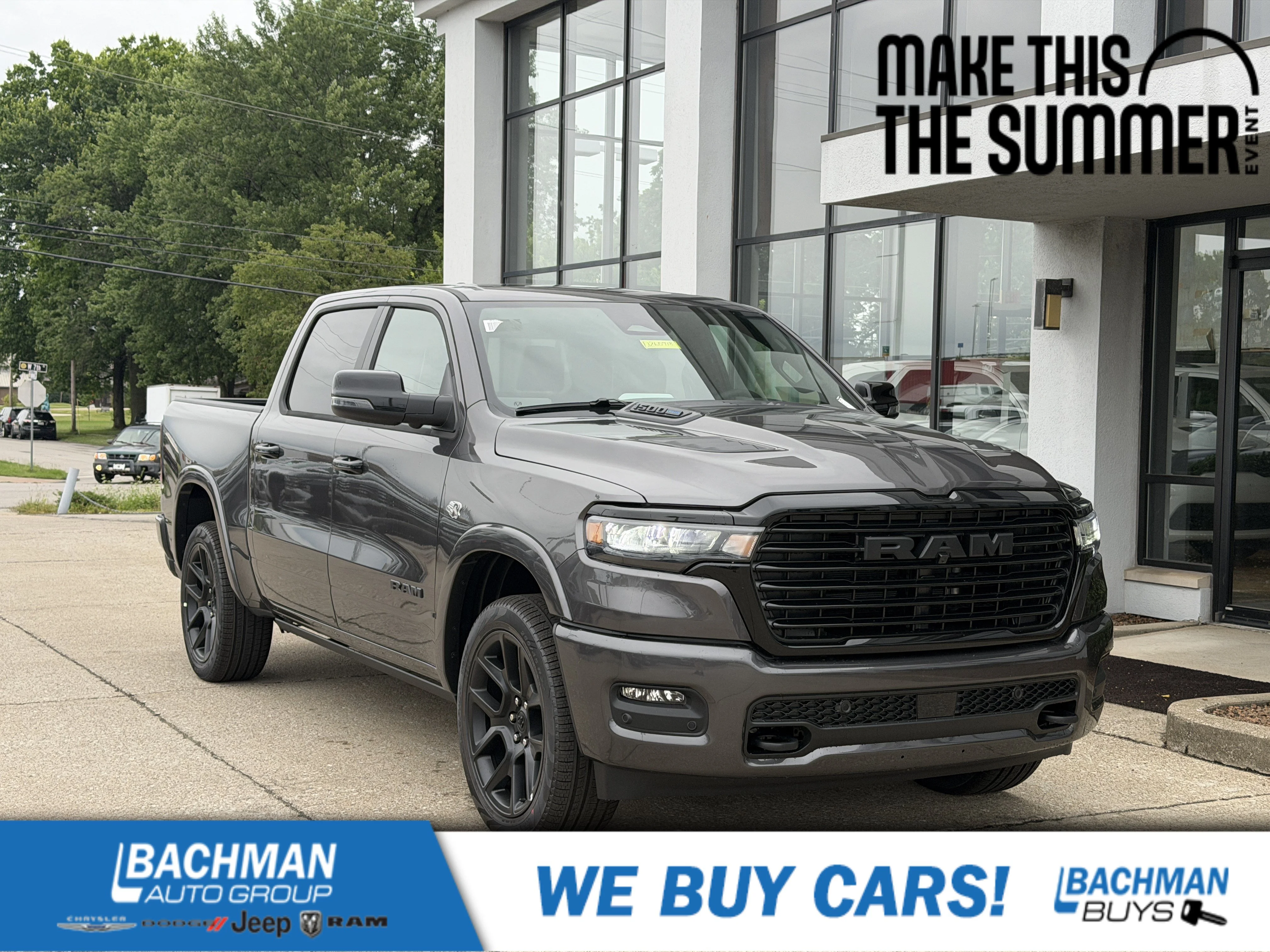 New 2026 Granite Crystal Metallic Clear-Coat Exterior Paint RAM Laramie image 1