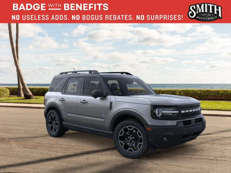 New 2025 Carbonized Gray Metallic Ford Outer Banks® image 8