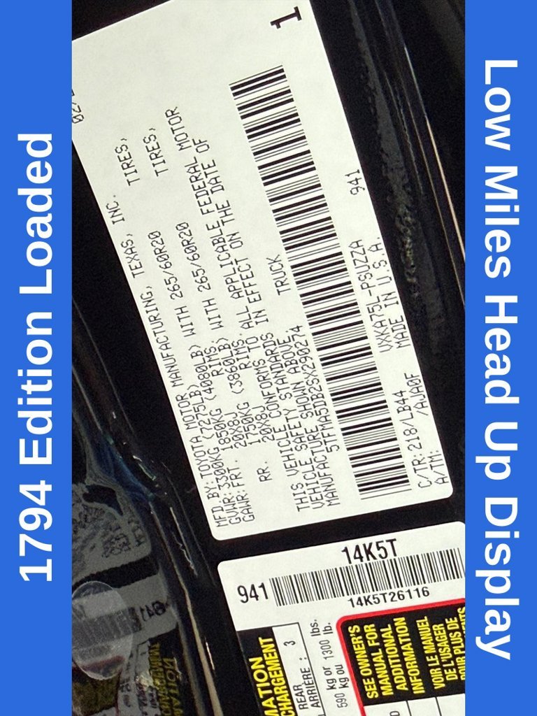 Used 2025 Midnight Black Metallic Toyota 1794 image 30