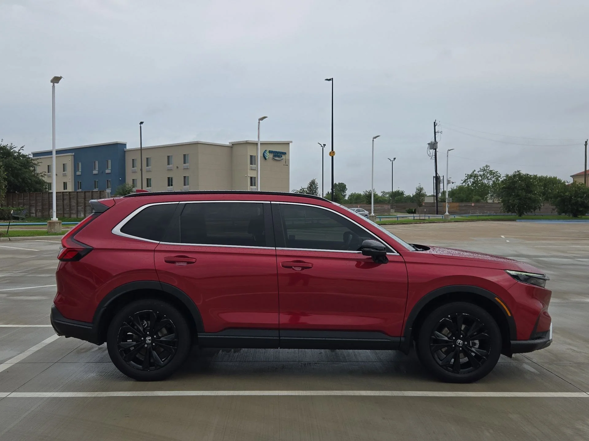 Certified Used 2025 Red Honda Sport Touring image 2