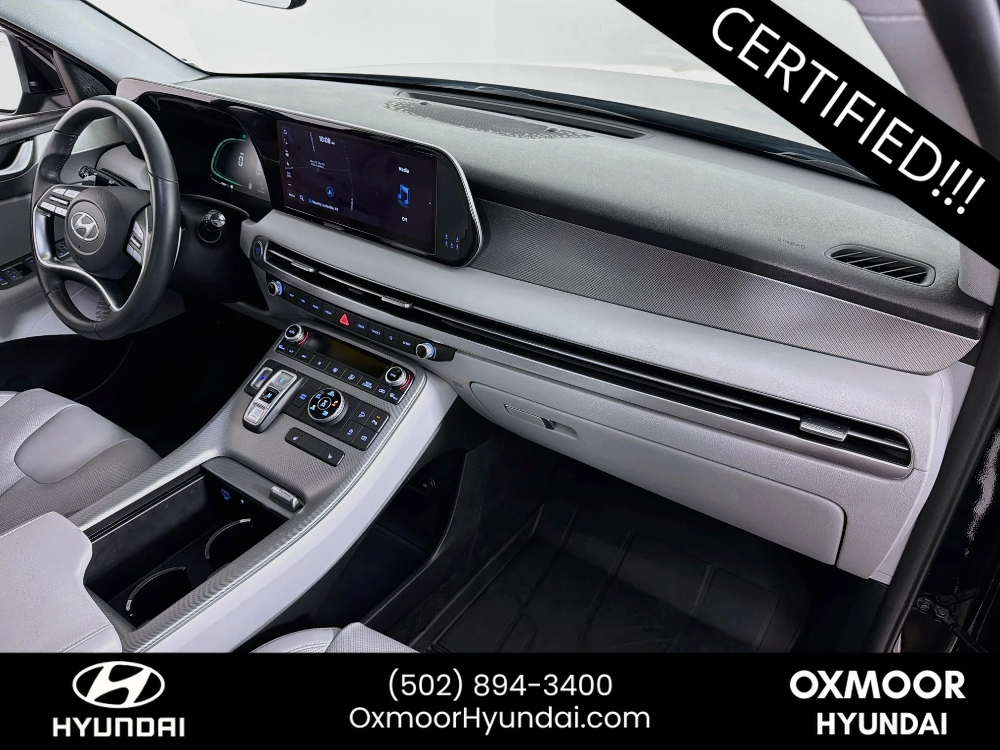 Used 2024 Abyss Black Pearl Hyundai SEL 7P image 30