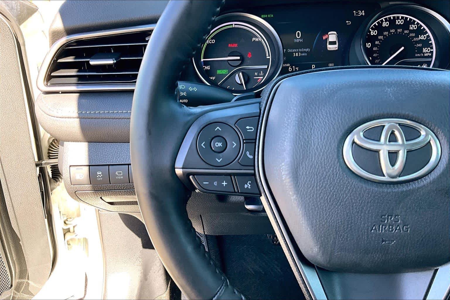 Used 2023 Wind Chill Pearl/Midnight Black Metallic Toyota Hybrid XSE image 22