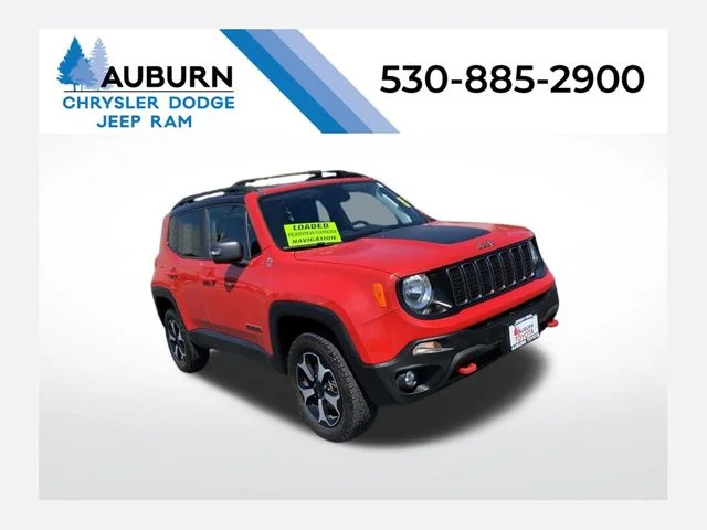 Used 2020 Red Jeep Trailhawk image 1