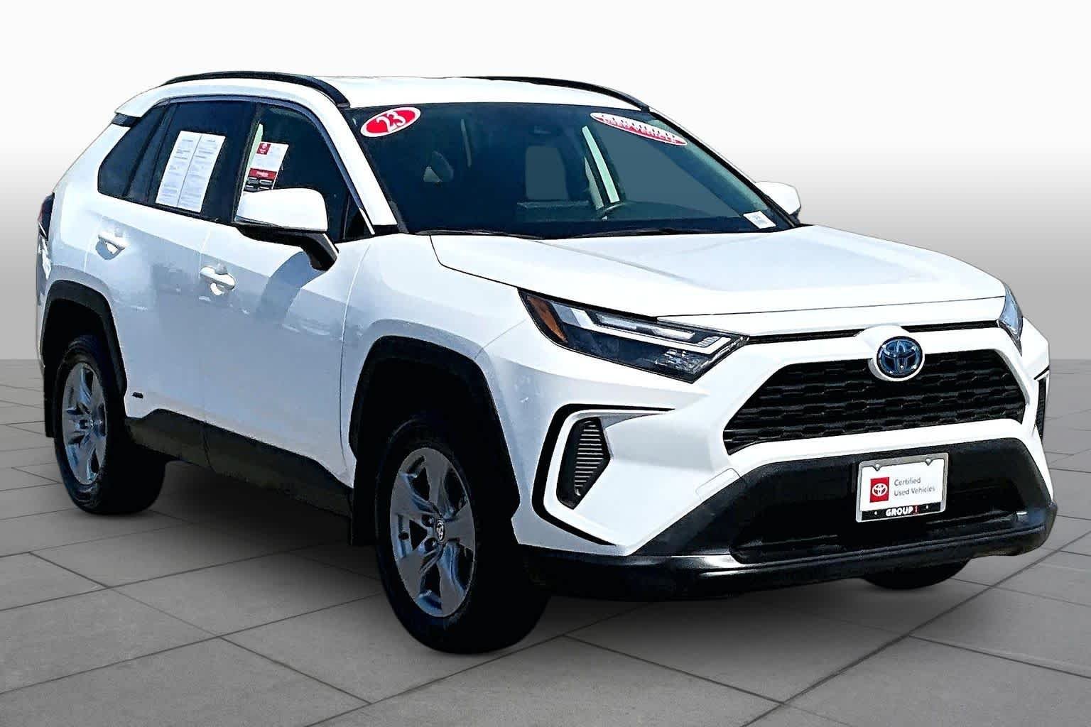 Certified Used 2023 Ice Cap Toyota Hybrid LE image 2