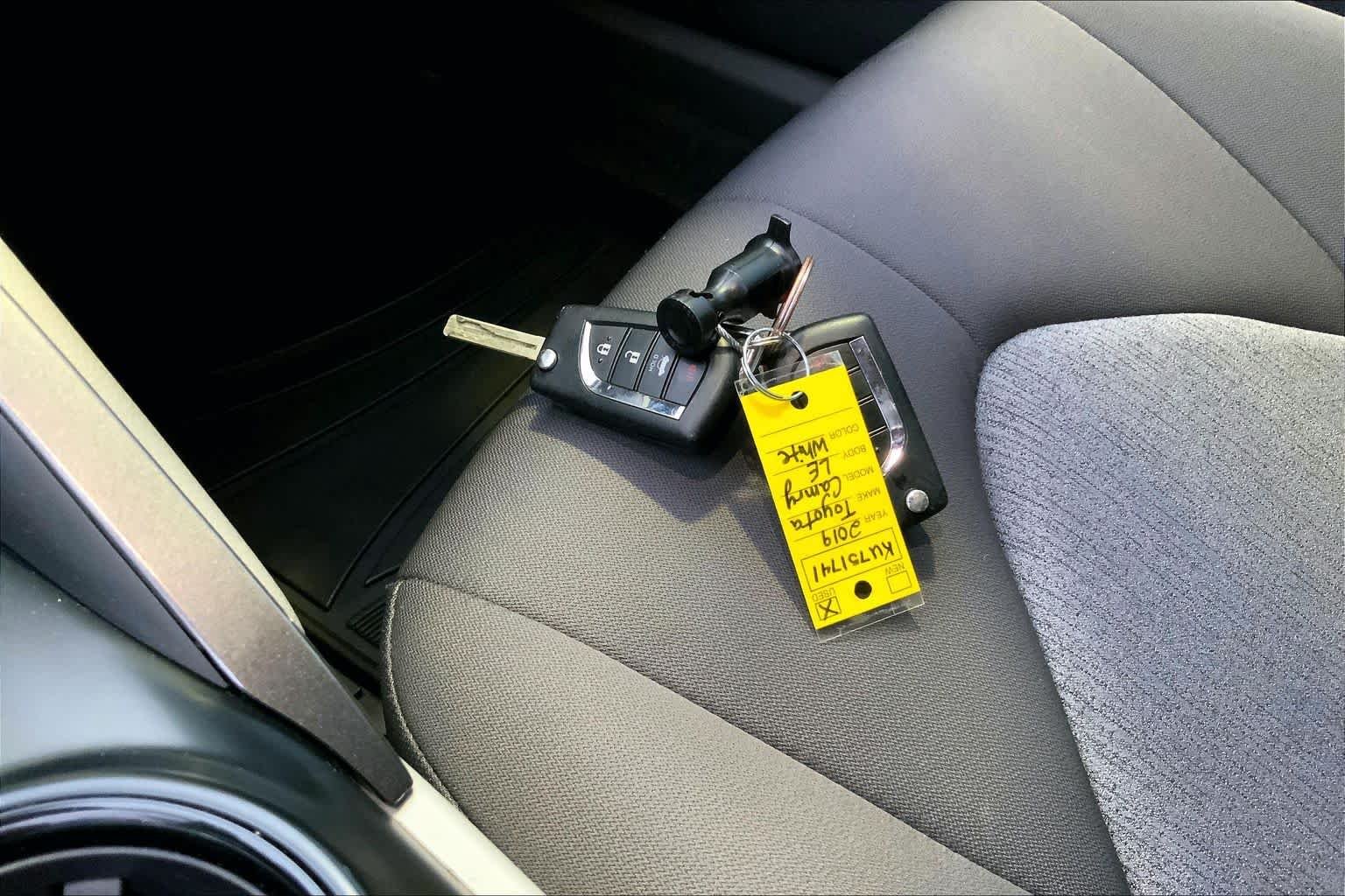 Used 2019 Super White Toyota LE image 14