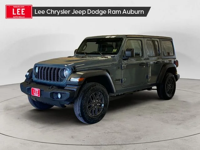 New 2026 Gray Jeep Sport S image 1