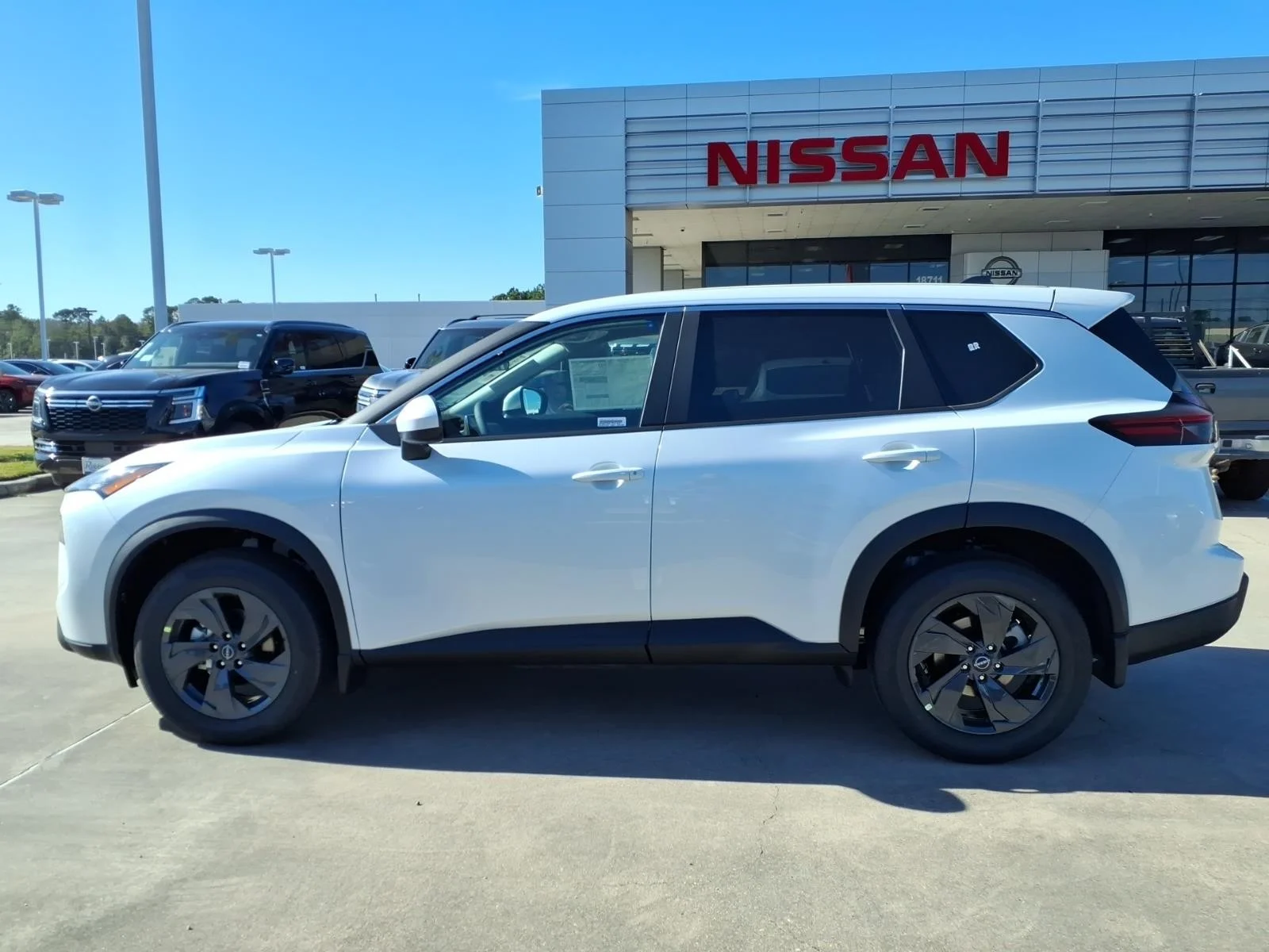 2026 Nissan Rogue SV White at Robbins Nissan