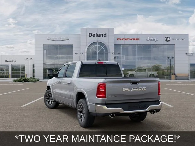 New 2026 Billet Silver Metallic Clear-Coat Exterior Paint RAM Laramie image 3