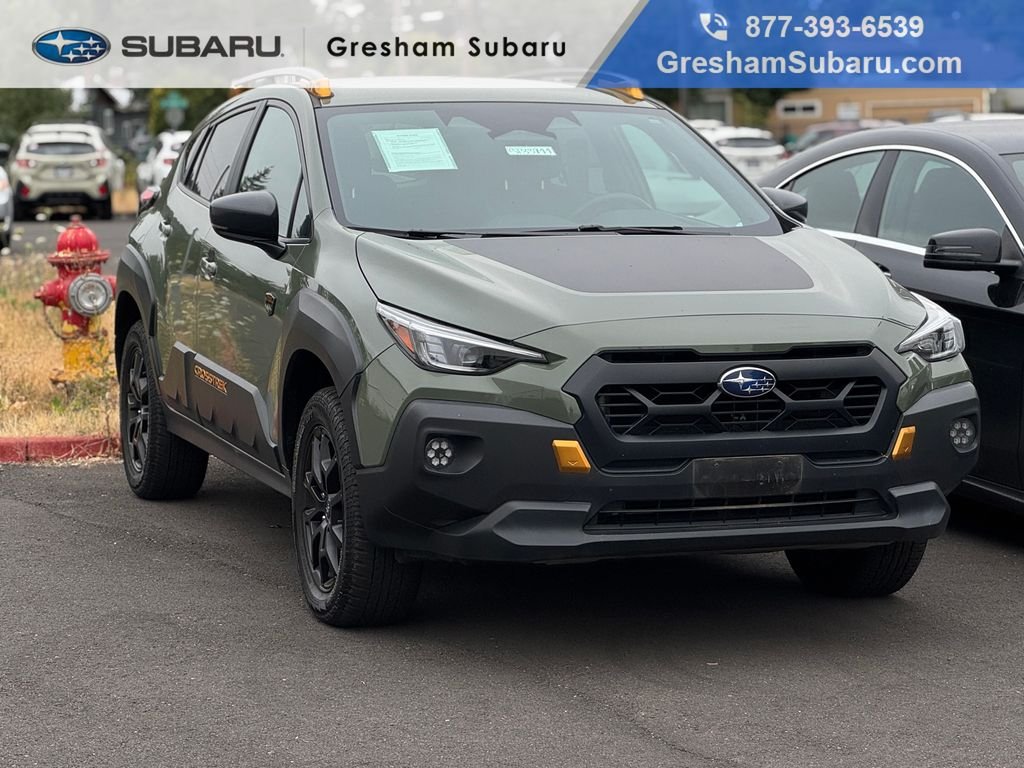 Used 2024 Alpine Green Subaru Wilderness image 1