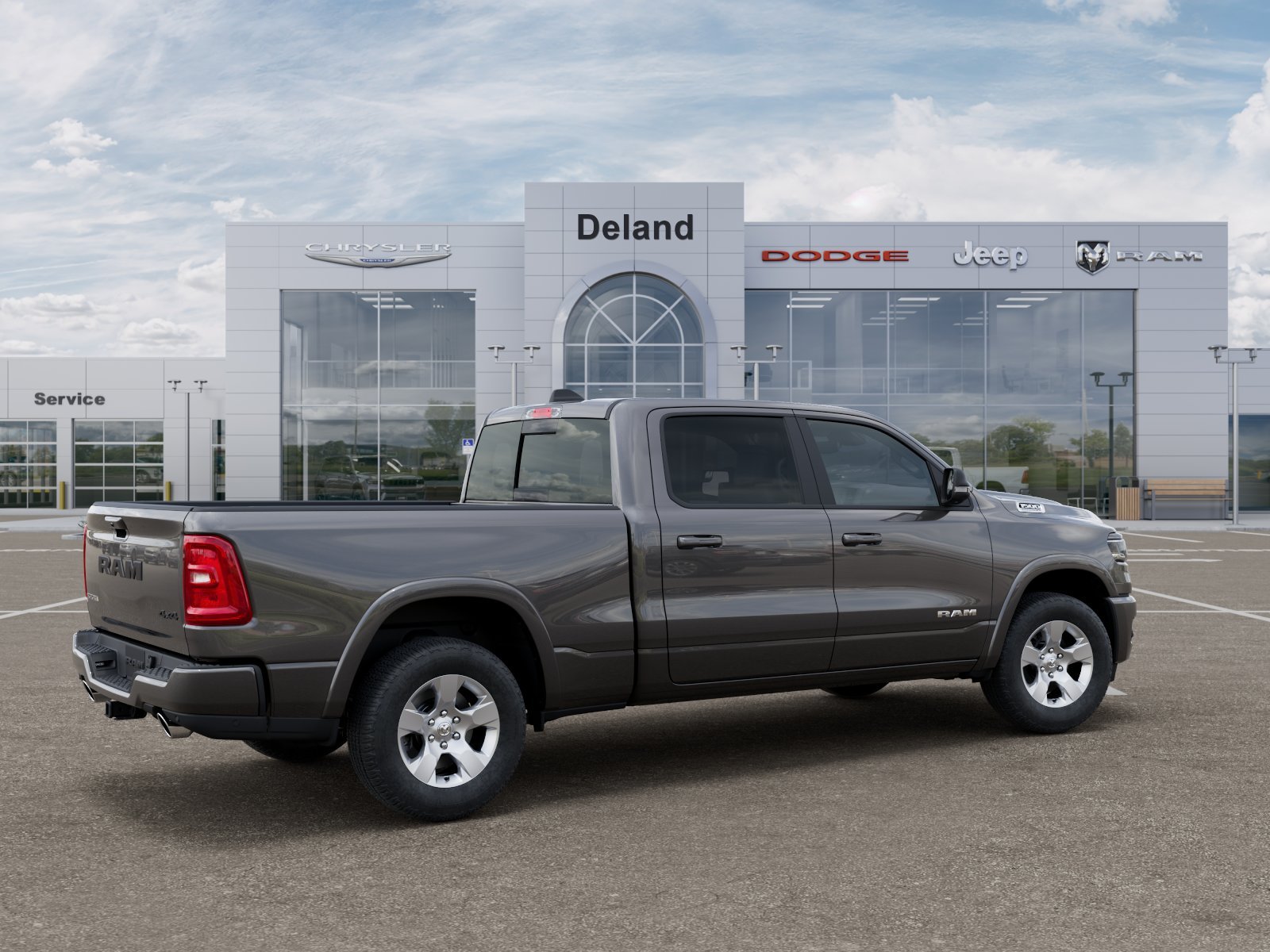 New 2026 Granite Crystal Metallic Clear-Coat Exterior Paint RAM Big Horn/Lone Star image 36