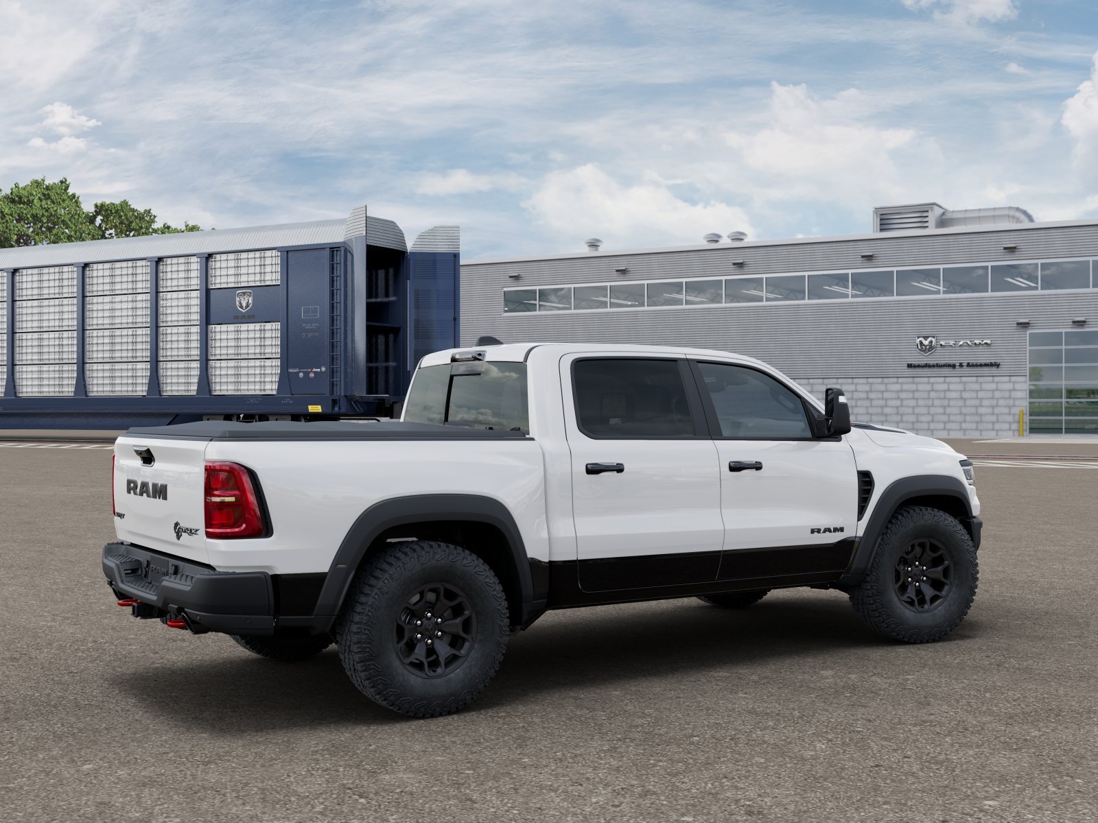 New 2027 Bright White Clear-Coat Exterior Paint RAM TRX image 2
