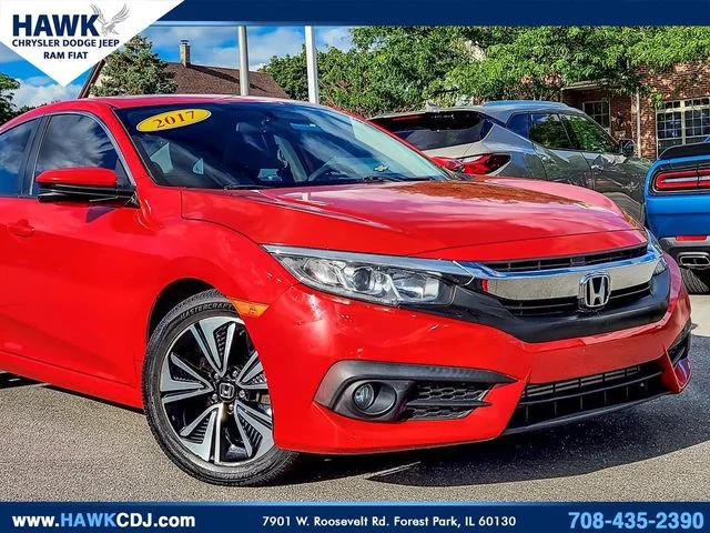 Used 2017 Honda Civic EX-T with VIN 2HGFC1F30HH641778 for sale in Forest Park, IL