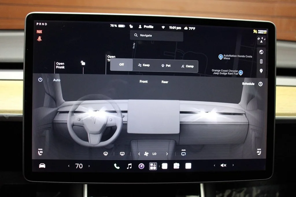 Used 2020 Pearl White Multi-Coat Tesla Long Range image 21
