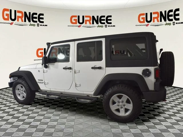 Used 2017 White Jeep Unlimited Sport image 4