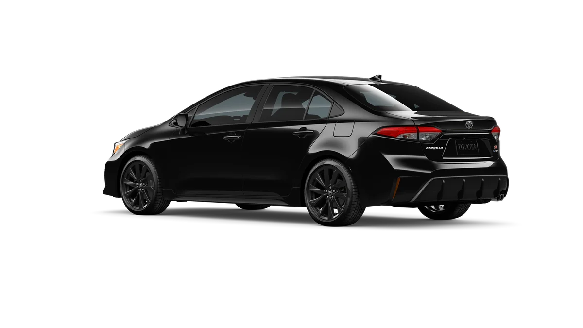 New 2026 Midnight Black Metallic Toyota Hybrid SE image 6
